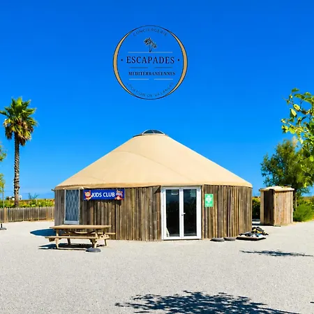 Campingplatz Le Tropical Mobil 6 Personnes - A 200m - Parc Aquatique - 5 Etoiles Les Dunes *