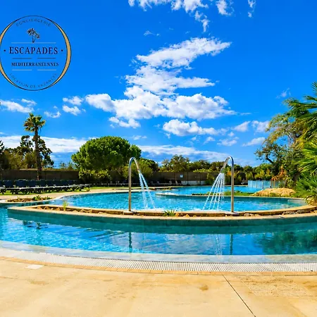 Campingplatz Le Tropical Mobil 6 Personnes - A 200m - Parc Aquatique - 5 Etoiles Les Dunes