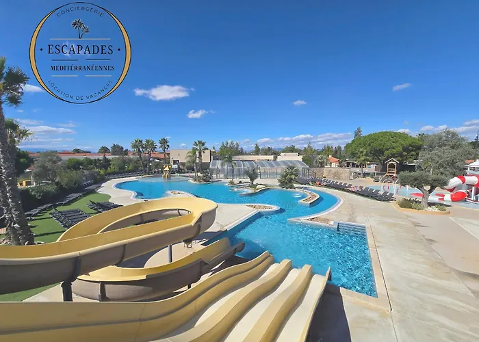 Le Tropical Mobil 6 Personnes - A 200m - Parc Aquatique - 5 Etoiles Les Dunes *